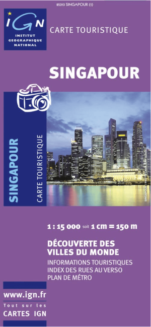 Landkaart Wegenkaart 85313 Singapore Azië - IGN