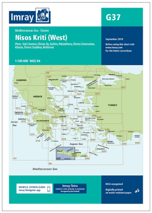 Passage kaart G37 Nísos Kríti (West) - Imray (F&B)