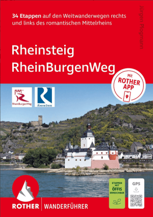 Wandelgids Rheinsteig Rheinburgenweg im 34 Etappen - Rother