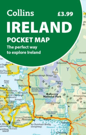 Landkaart Wegenkaart Pocket map Ierland - HarperCollins