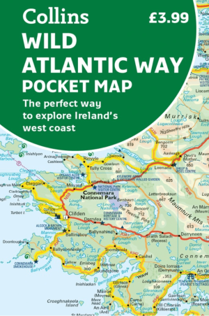 Landkaart Wegenkaart Wild Pocket map Wild Atlantic Way - Harper