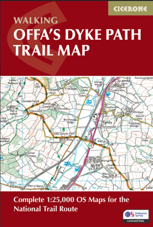 Wandelgids Offa's Dyke Path, Map Booklet - Cicerone Press