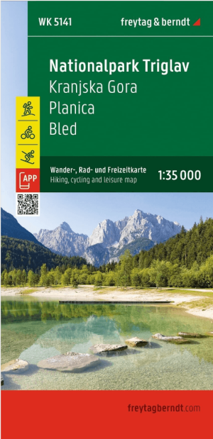 Wandelkaart Triglav National Park - Freytag & Berndt