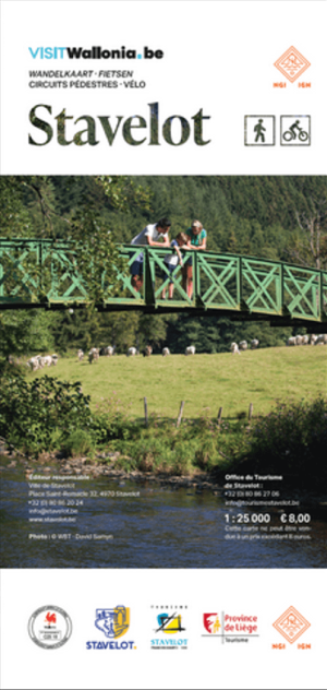 Wandelkaart Stavelot, Francorchamps & Coo - NGI