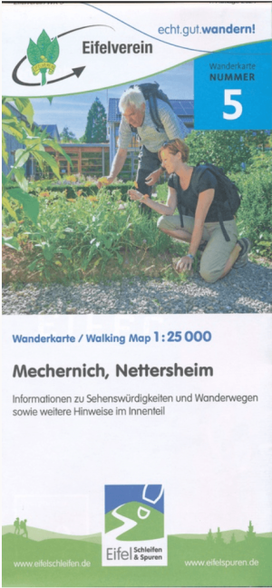 Wandelkaart 05 Mechernich & Nettersheim Noord Eifel - Eifelverein