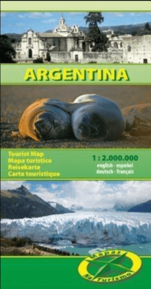 Landkaart Wegenkaart Argentinië - Mapas Naturismo