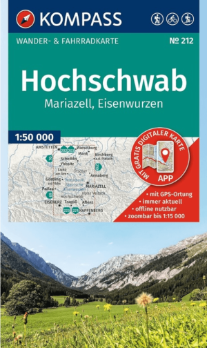 Wandelkaart 212 Hochschwab - Kompass