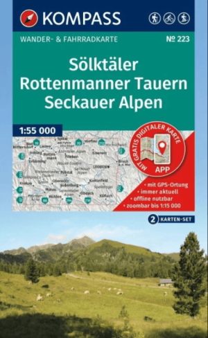 Wandelkaart 223 Sölktäler NP & Rottenmanner Tauern - Kompass