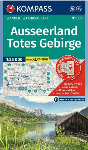 Wandelkaart 039 Ausseerland & Totes Gebirche - Kompass