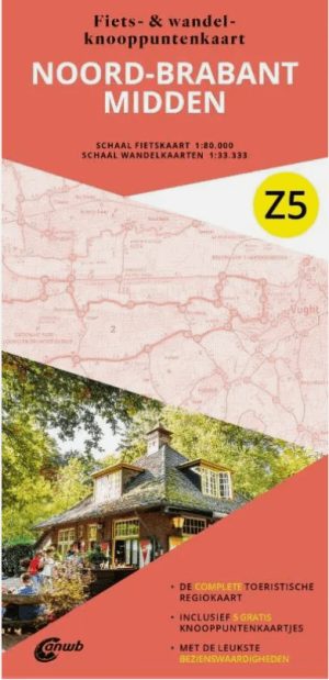 Wandelkaart Z5 Noord-Brabant Oost & Limburg Noord - Anwb Media