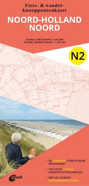Wandelkaart N2 Noord-Holland Noord - Anwb Media
