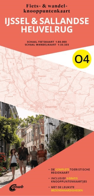 Wandelkaart O4 IJssel & Sallandse Heuvelrug - Anwb Media