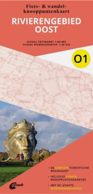 Wandelkaart O1 Rivierengebied Oost - Anwb Media