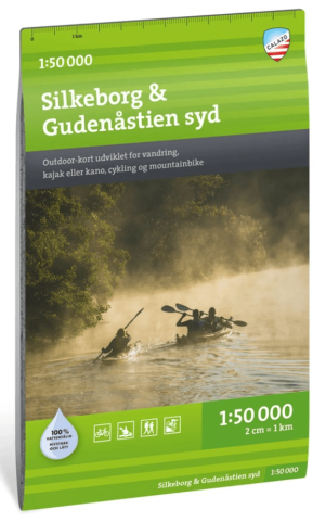 Wandelkaart 130 Silkeborg & Gudenåstien syd Wandelroute - Calazo