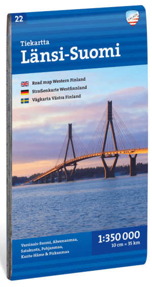 Landkaart Wegenkaart 030 Tiekartta Länsi-Suomi (West) - Calazo