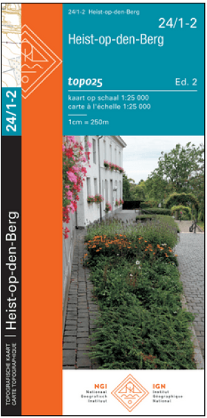 TOPO Wandelkaart 24/1-2 Heist-op-den-Berg - NGI
