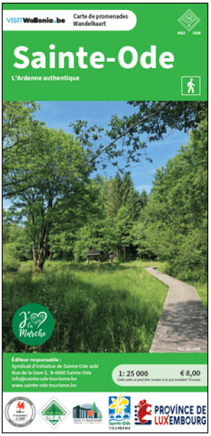Wandelkaart Sainte-Ode - NGI