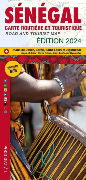 Landkaart Wegenkaart 75 Senegal - Ed. Laure Kane
