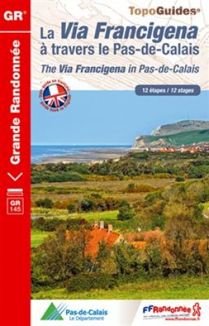 Wandelgids 1451 Via Francigena à travers Pas-de-Calais - FFR