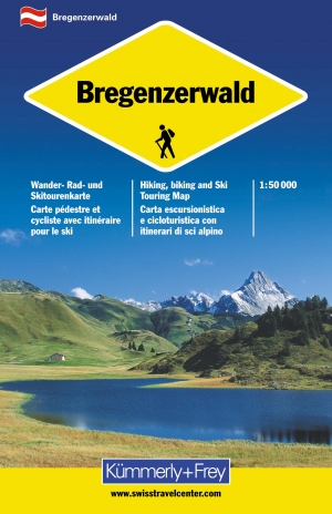 Fietskaart 921 Bregenzerwald Oostenrijk - Kümmerly+Frey