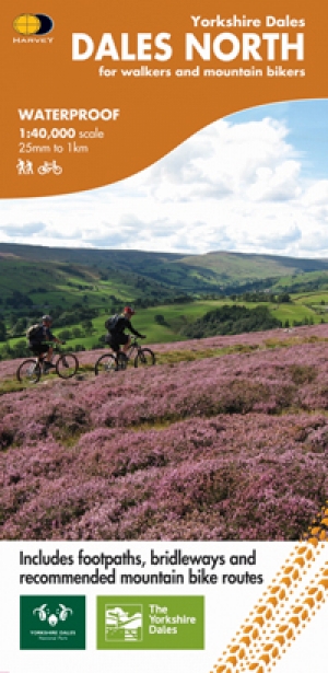 MTB kaart Yorkshire Dales North - Harvey maps