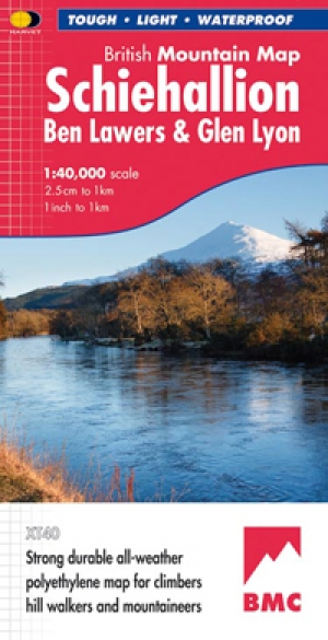 Wandelkaart Schiehallion - Ben Lawers & Glen Lyon - Harvey maps