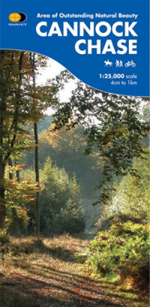 Wandelkaart & VTT - Cannock Chase - England - Harvey maps