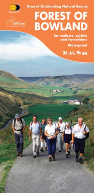 Wandelkaart Fietskaart Forest of Bowland - Harvey maps