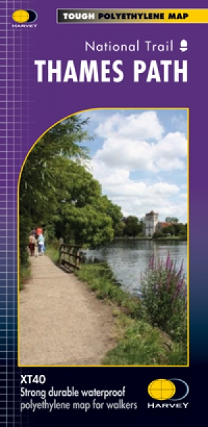 Wandelkaart Thames Path - Harvey maps