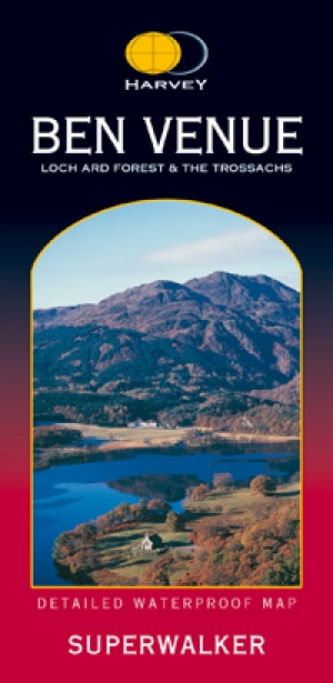 Wandelkaart Ben Venue Loch Ard and Trossachs - Harvey maps