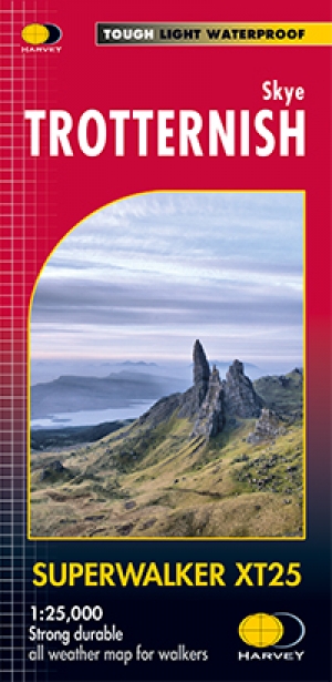 Wandelkaart XT25 Skye Trotternish - South-West Storr  - Harvey maps