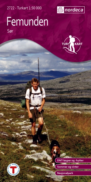 Wandelkaart 2722 Femunden- Sør-Trøndelag - Nordeca AS