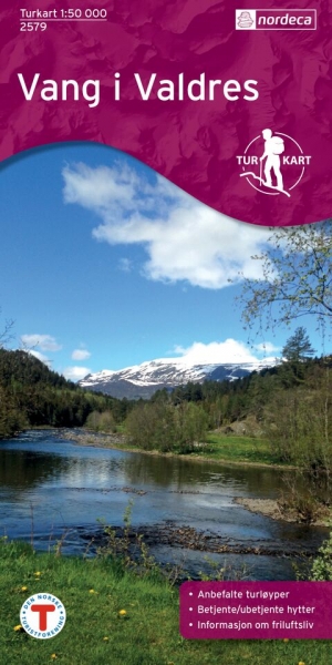 Wandelkaart 2579 Vang I Valdres- Oppland - Nordeca AS