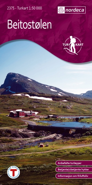 Wandelkaart 2375 Beitostølen- Oppland - Nordeca AS
