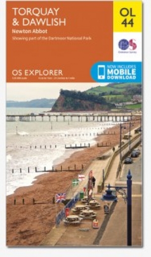 Wandelkaart 0L44 Torquay Dawlish & Newton Abbot - OSI
