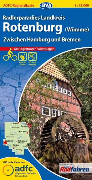 Fietskaart ADFC Regionalkarte Rotenburg Wümme - ADFC