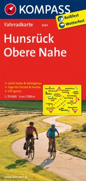 TOPO Fietskaart 3061 - Hunsrück & Obere Nahe - Kompass
