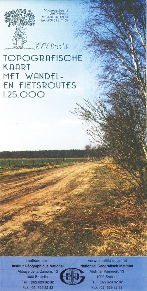 Wandelkaart Brecht Provincie Antwerpen - NGI