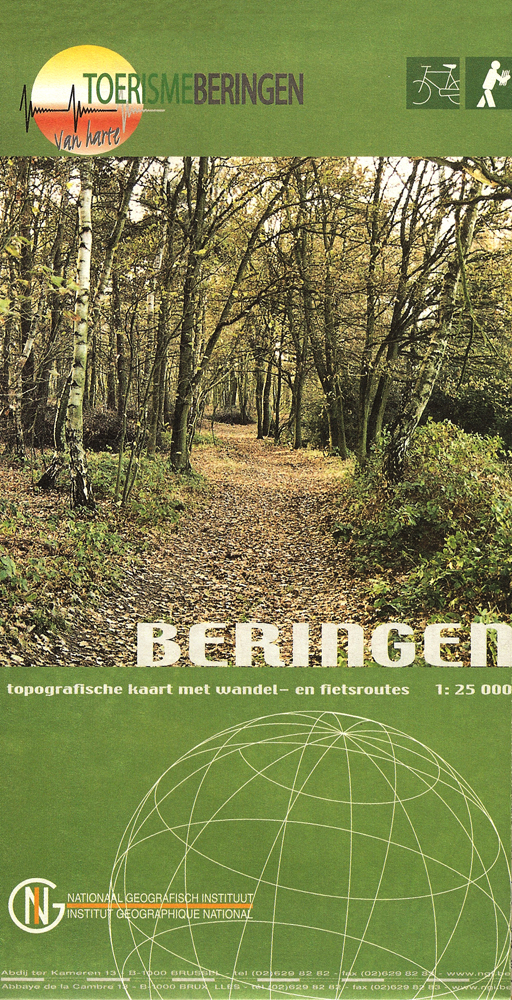 Wandelkaart - Beringen Limburg - NGI