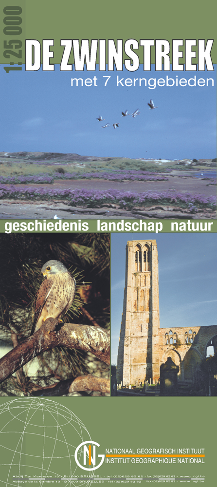 Wandelkaart - Zwinstreek - NGI