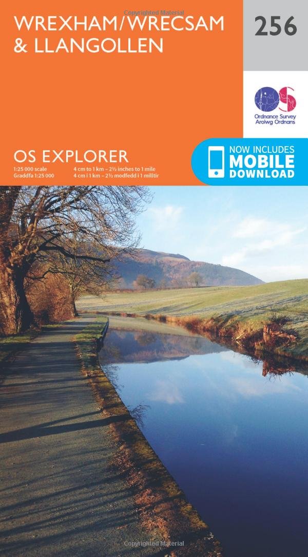 Wandelkaart 256 Wrexham- Wrecsam & Llangollen - OSI
