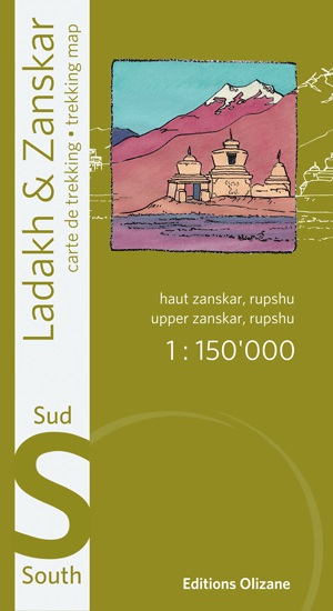 Wandelkaart - Ladakh & Zanskar Zuid - Olizane Editions