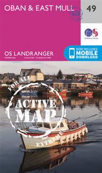 Wandelkaart 49 Oban & East Mull- Argyl & Bute Schotland - OSI