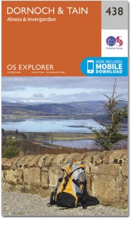 Wandelkaart 438 - Dornoch & Tain- Schotland - OSI