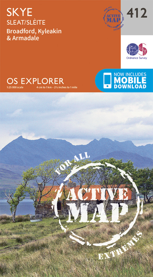 Wandelkaart 412 - Sleat- Isle of Skye- Schotland - OSI