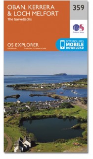 Wandelkaart 359 - Oban- Kerrera & Loch Melfort- Schotland