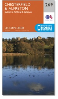 Wandelkaart 269- Chesterfield & Alfreton- Derbyshire - OSI