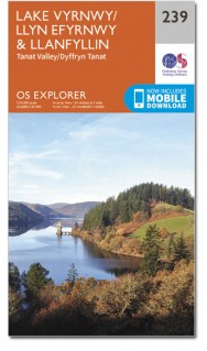 Wandelkaart 239 - Lake Vyrnwy & Llanfyllin- Wales - OSI
