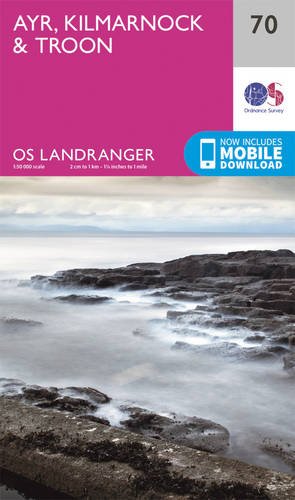 Wandelkaart 70 Ayr- Kilmarnock & Troon- Schotland - OSI