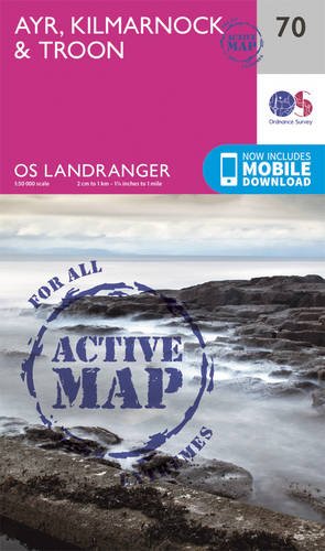 Wandelkaart 70 Ayr- Kilmarnock & Troon- Schotland - OSI